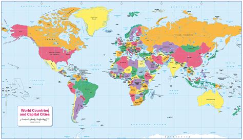 Maps of World Capital Cities .